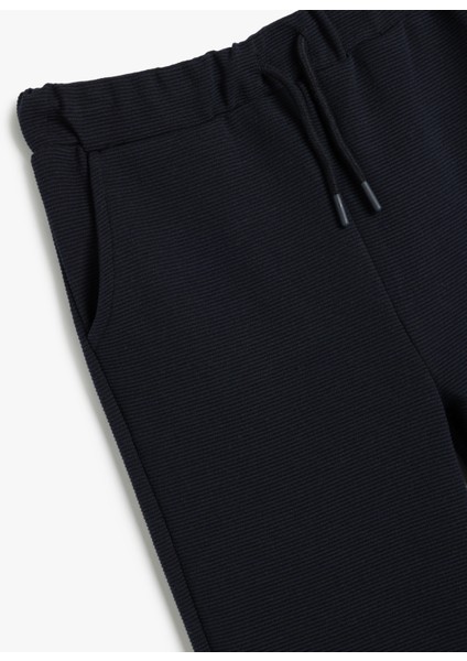 Basic Jogger Eşofman Altı Beli Bağlamalı Cepli