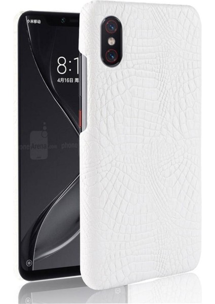 Xiaomi Mi 8 Pro Anti Scratch Klasik Timsah Için Şık Klasik Durumda (Yurt Dışından)