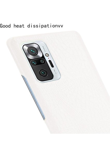 Xiaomi Redmi Not 10 Pro Max Klasik Timsah Için Şık Klasik Durumda (Yurt Dışından)