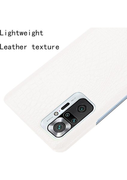 Xiaomi Redmi Not 10 Pro Max Klasik Timsah Için Şık Klasik Durumda (Yurt Dışından)
