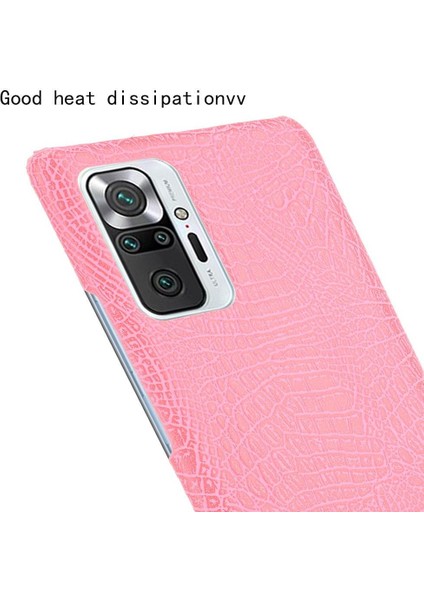 Xiaomi Redmi Not 10 Pro Max Klasik Timsah Için Şık Klasik Durumda (Yurt Dışından)