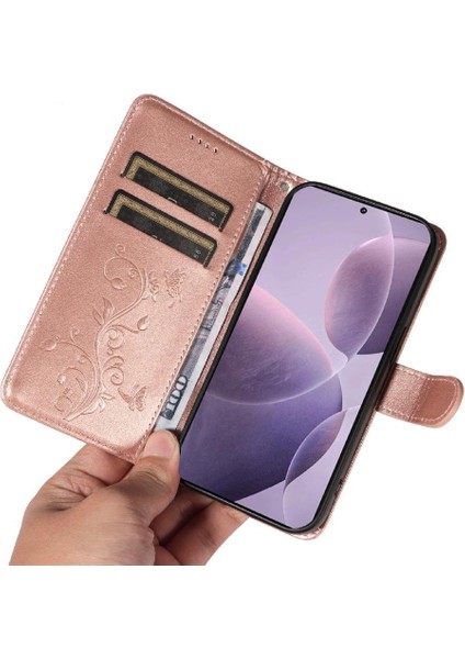 Xiaomi Redmi K70 Cüzdan Telefon Kılıfı Için Kılıf Kabartmalı Kelebek ile Yüksek (Yurt Dışından) indirimleri