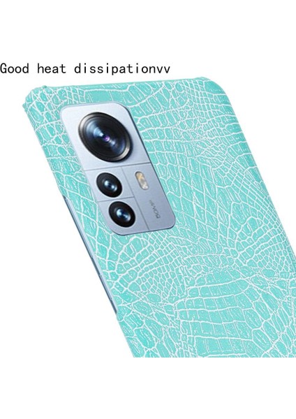 Xiaomi 12 Pro Anti Scratch Klasik Timsah Için Şık Klasik Durumda (Yurt Dışından)