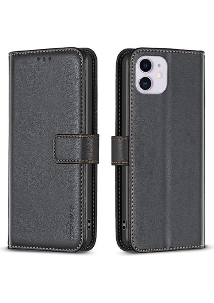 IPhone 12 Için Flip Case Çoklu Kart Yuvası Çok Renkli Iş Cüzdan Kılıf (Yurt Dışından)