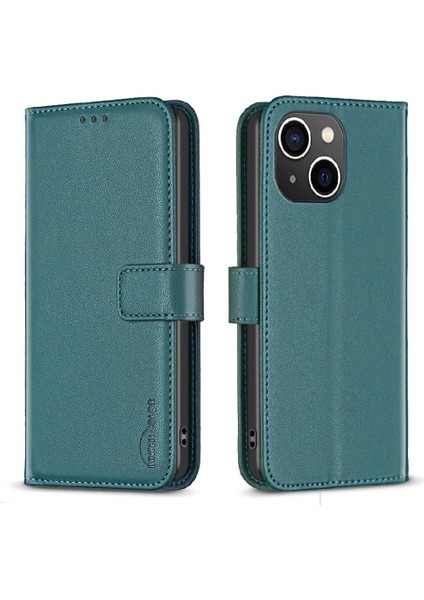 IPhone 14 Için Flip Case Artı Iş Deri Çanta Çoklu Kart Yuvası Cüzdan (Yurt Dışından)