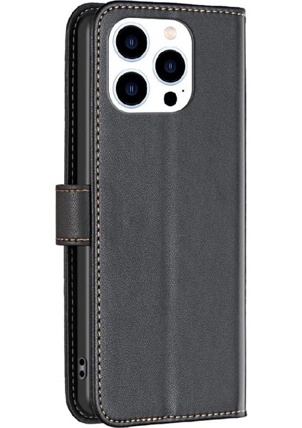 IPhone 13 Için Flip Case Pro Max Deri Kılıf Çok Renkli Çoklu Kart Yuvası (Yurt Dışından)