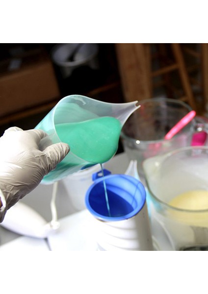 1 Adet 1000ML Plastik Ölçüm Kabı Mutfak Pişirme El Yapımı Sabun Ölçüm Kabı Yüksek Sıcaklık Dayanımı Ölçekli Kabı Pot Huni Fincan (Yurt Dışından)