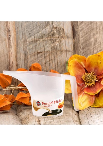 1 Adet 1000ML Plastik Ölçüm Kabı Mutfak Pişirme El Yapımı Sabun Ölçüm Kabı Yüksek Sıcaklık Dayanımı Ölçekli Kabı Pot Huni Fincan (Yurt Dışından)