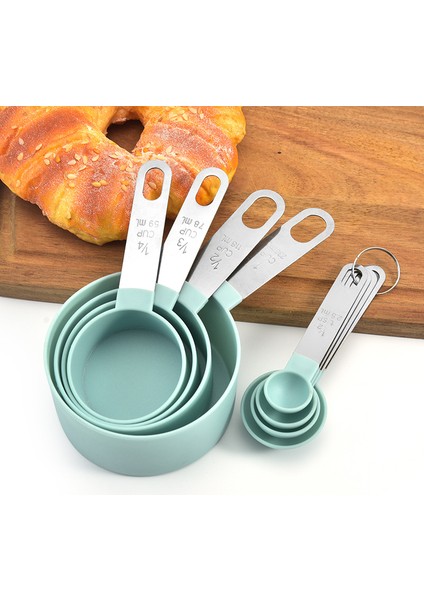 Kaşık Kırmızı 4 Adet/set Plastik Çok Amaçlı Ölçüm Kabı Ölçme Kaşığı Dereceli Paslanmaz Çelik Saplı Ölçme Pişirme Aletleri (Yurt Dışından) modelleri