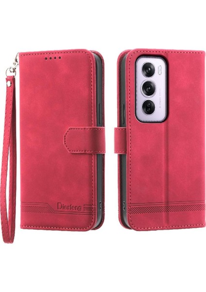 Oppo Oppo 12 Pro 5g Premium Bileklik Kart Yuvaları Nakit Cep Için Flip Case (Yurt Dışından)