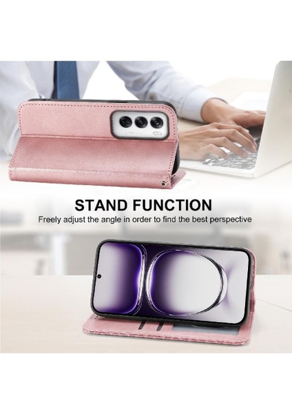 Oppo Oppo 12 5g Günlük Kullanım Için Flip Case Standı Cüzdan Eşkenar Dörtgen Şekli El (Yurt Dışından) modelleri