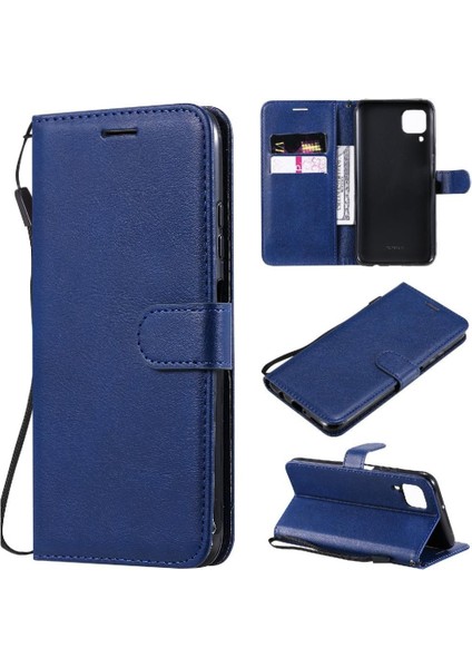 Kart Yuvası Klasik ile Huawei P40 Lite Yüksek Kaliteli Deri Için Flip Case (Yurt Dışından)
