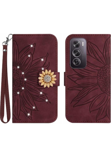 Oppo Oppo 12 Pro 5g Darbeye Dayanıklı Tpu Kabuk Flip Cüzdan Kredi Kartı (Yurt Dışından)