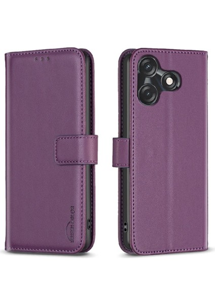 Tecno Spark 10C Cüzdan Iş Deri Çanta Çok Renkli Için Flip Case (Yurt Dışından)