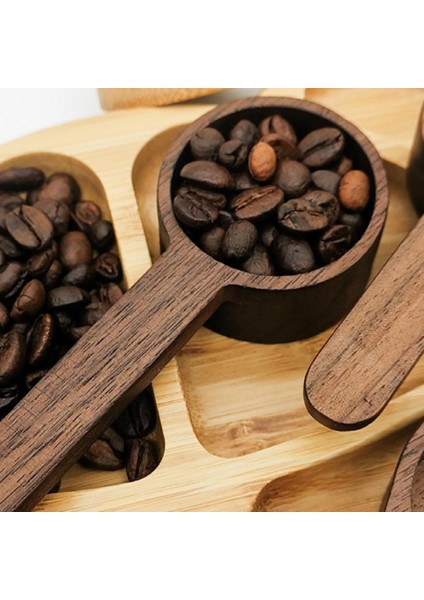 3 Adet Kahve Çekirdeği Ölçüm Kaşığı Siyah Ceviz Tahta Kaşık Taşınabilir Pişirme Aracı Ölçme Fincan Ölçme Araçları Coffeeware (Yurt Dışından) modelleri