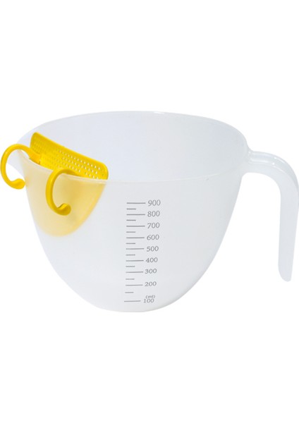 1000ML Gianxi Ölçüm Kabı Ölçekli Hattı ile Mutfak Filtresi Yumurta Çırpıcı Fincan Büyük Kapasiteli Ölçer Ölçüm Kabı Pişirme Araçları (Yurt Dışından)