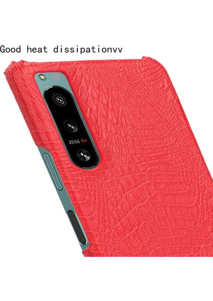 Sony Xperia 5 Iv Klasik Timsah Moda Kapak Için Şık Klasik Kılıf (Yurt Dışından)