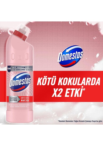 Çamaşır Suyu Beyaz Sabun Ferahlığı 1850 ml X2