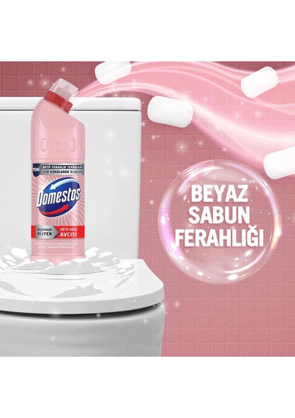 Çamaşır Suyu Beyaz Sabun Ferahlığı 1850 ml X2