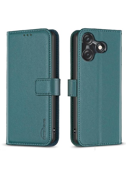 Tecno Spark 10C Cüzdan Iş Deri Çanta Çok Renkli Için Flip Case (Yurt Dışından)