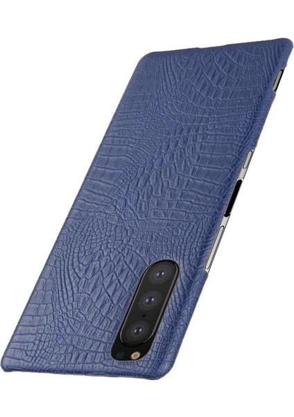 Sony Xperia 5 Koruyucu Kapak Için Şık Klasik Kılıf Klasik Timsah (Yurt Dışından) modelleri