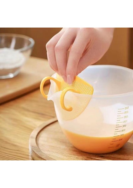 Şeffaf Beyaz 1000ML Ölçme Kabı, Ölçek Çizgili, Mutfak Filtresi, Yumurta Çırpıcı, Büyük Kapasiteli, Ölçme Ölçme Kabı, Pişirme Aletleri, 1000ML (Yurt Dışından)