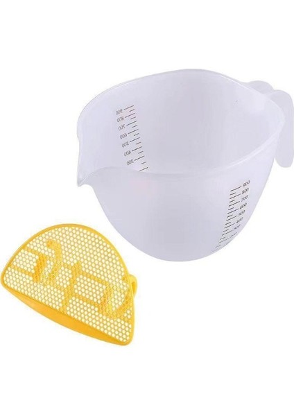 Şeffaf Beyaz 1000ML Ölçme Kabı, Ölçek Çizgili, Mutfak Filtresi, Yumurta Çırpıcı, Büyük Kapasiteli, Ölçme Ölçme Kabı, Pişirme Aletleri, 1000ML (Yurt Dışından) fiyatları