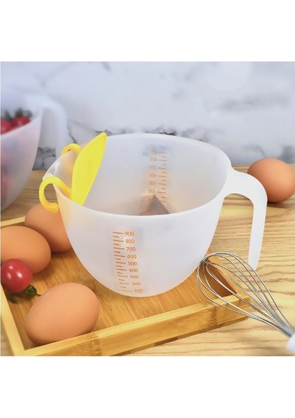 Şeffaf Beyaz 1000ML Ölçme Kabı, Ölçek Çizgili, Mutfak Filtresi, Yumurta Çırpıcı, Büyük Kapasiteli, Ölçme Ölçme Kabı, Pişirme Aletleri, 1000ML (Yurt Dışından) indirimleri