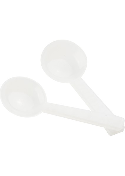 100 Adet 1 ml Beyaz Plastik Gıda Sınıfı Pp Plastik Ölçüm Kaşığı Gram Kepçe Süt Tozu Diy Mutfak Yemek Pişirme Malzemeleri (Yurt Dışından)