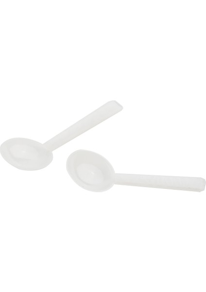 100 Adet 1 ml Beyaz Plastik Gıda Sınıfı Pp Plastik Ölçüm Kaşığı Gram Kepçe Süt Tozu Diy Mutfak Yemek Pişirme Malzemeleri (Yurt Dışından)