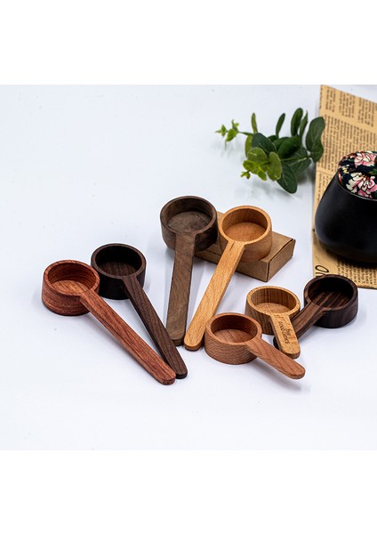 Siyah Ceviz 10 cm Ahşap Ölçüm Kaşığı Seti Mutfak Ölçüm Kaşıkları Çay Kahve Kepçe Şeker Baharat Ölçü Kaşığı Ev Pişirmek Için Ölçme Aletleri (Yurt Dışından) modelleri