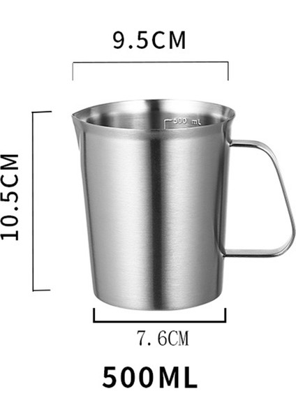 500ML Sağlam 304 Paslanmaz Çelik Kullanımı Kolay Pişirme Araçları En Çok Satan Iç Ölçek Tasarımı Iç Ölçek Tasarımı ile Fırında Tedarik Dayanıklı (Yurt Dışından)