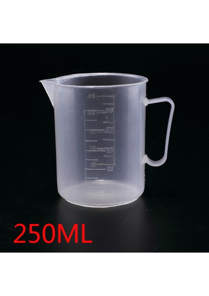 250 ml 250/500/1000/2000/5000ML Şeffaf Plastik Ölçü Bardak Çift Terazi Bardak Sıvı Ölçü Fincan Mutfak Sıvı Numune Ölçü Aracı (Yurt Dışından)