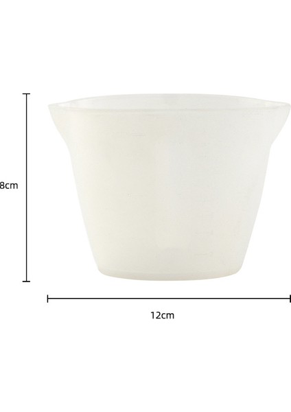 1 Adet Beyaz 250ML 30/50/100/125/250/500ML Silikon Ölçüm Kabı Mücevher Kristal Ölçek Reçine Tutkal Kalıpları El Yapımı Kendin Yap El Sanatları Karıştırma (Yurt Dışından)