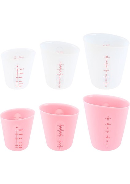 1 Adet Beyaz 250ML 30/50/100/125/250/500ML Silikon Ölçüm Kabı Mücevher Kristal Ölçek Reçine Tutkal Kalıpları El Yapımı Kendin Yap El Sanatları Karıştırma (Yurt Dışından)