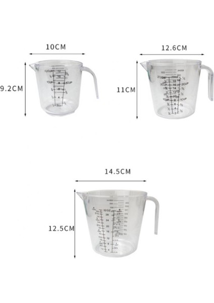1000 ml 300/600/1000 ml Ölçme Kabı Şeffaf Isıya Dayanıklı Plastik Süt Su Ölçeği Ölçme Kavanozu Mikrodalga Fırın Aleti Pişirme Için (Yurt Dışından) modelleri