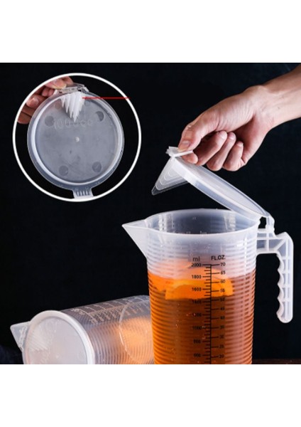 1000ML 100/250/500/1000ML Siyah Ölçekli Plastik Ölçüm Kapaklı Bardak Su Sürahisi Sıvı Kabı Şeffaf Kek Kapları Mutfak Aksesuarları (Yurt Dışından) fiyatları