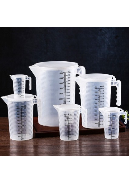 1000ML 100/250/500/1000ML Siyah Ölçekli Plastik Ölçüm Kapaklı Bardak Su Sürahisi Sıvı Kabı Şeffaf Kek Kapları Mutfak Aksesuarları (Yurt Dışından) fırsatları