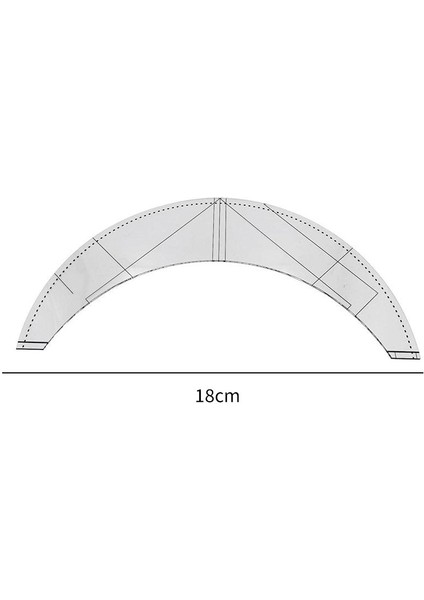8 Inç Konfeksiyon Kapitone Cetvel Çok Fonksiyonlu Masa Örtüsü Örgülü Büküm Şablon Patchwork Kesme Cetveller Ölçeği Ev Dikiş Araçları (Yurt Dışından)