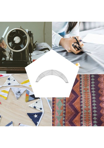 8 Inç Konfeksiyon Kapitone Cetvel Çok Fonksiyonlu Masa Örtüsü Örgülü Büküm Şablon Patchwork Kesme Cetveller Ölçeği Ev Dikiş Araçları (Yurt Dışından)