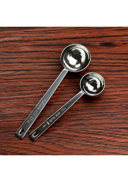 15ML 1 Adet Paslanmaz Çelik 15ML Kahve Kepçesi 30ML Ölçüm Kepçesi Uzun Saplı Kaşık Metal Ölçü Kaşığı Kahve Çay Aletleri Aksesuarları (Yurt Dışından)