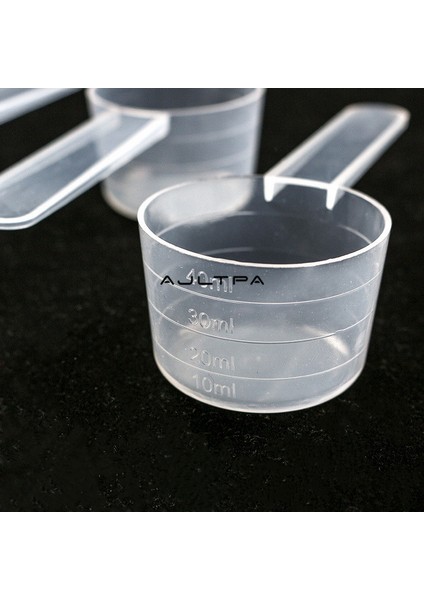20G Karşılıklıçanta 50 Adet 40/50 ml Plastik Kahve Ölçme Kepçesi Ölçekli Pişirme Gereçleri Süt Tozu Laboratuvar Sıvı Kaşığı H77048 (Yurt Dışından) fiyatları