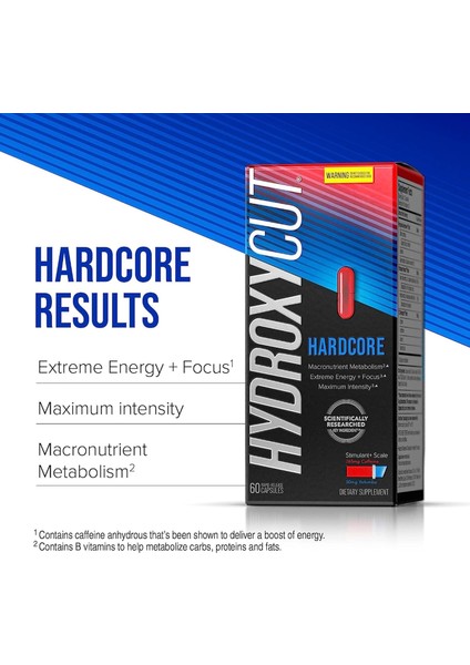 Hardcore Weight Loss 60 Kapsül fırsatları