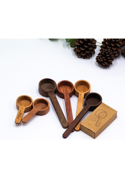 Siyah Ceviz 16.5 cm Ahşap Ölçüm Kaşığı Seti Mutfak Ölçüm Kaşıkları Çay Kahve Kepçe Şeker Baharat Ölçü Kaşığı Ev Pişirmek Için Ölçme Aletleri (Yurt Dışından) indirimleri
