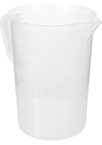 Şeffaf 5000 ml Ölçüm Kabı Mutfak Pişirme Aletleri Soğuk Su Şişesi Bardakları Ev Dereceli Plastik (Yurt Dışından)