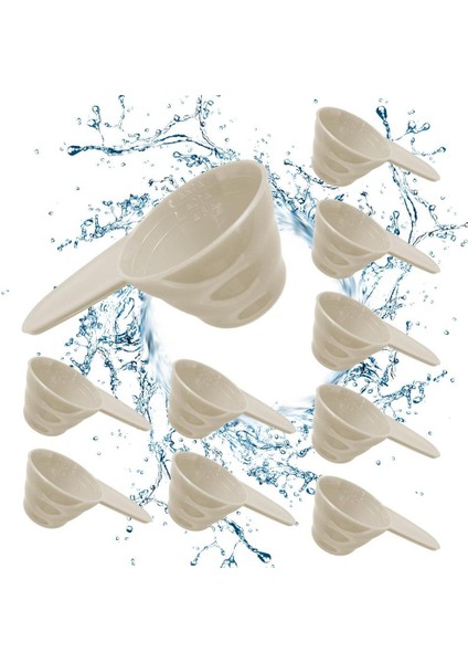 Beyaz Mutfak Kaşığı Ölçüm Ölçeği Ölçme Kaşıkları Kahve Terazisi Ölçme Kaşıkları Pişirme Gereçleri Çay Kabartma Tozu Baharatlar ve (Yurt Dışından)