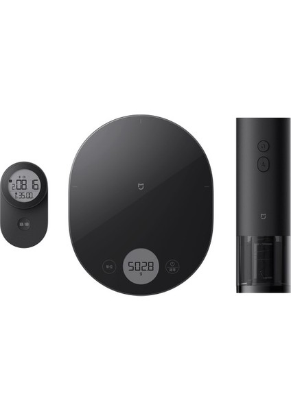 3 Parça Set Xiaomi Mijia Mutfak Alet Seti Dijital Zamanlayıcılar Mutfak Terazileri Elektrikli Şarap Şişesi Açacağı Akıllı Pişirme Zamanlayıcısı Mijia Uygulamasıyla Çalışır (Yurt Dışından)