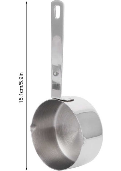 60ML 60/80/125/250ML Kek Pişirme Ölçüm Kaşığı Paslanmaz Çelik Tozu Un Ölçüm Fincan Çay Kaşığı Mutfak Gadget Araçları Aksesuarları (Yurt Dışından)