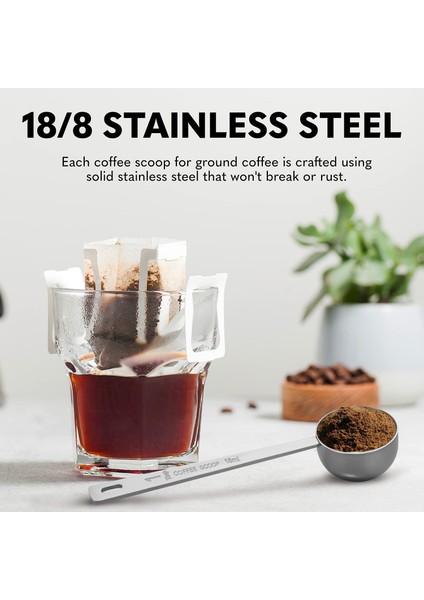 1 Yemek Kaşığı 5 ml Paslanmaz Çelik Kahve Kaşığı, Yemek Kaşığı Ölçüm Kaşığı Uzun Saplı Kahve Kaşığı Mutfak Cafe Yapımı Için (Yurt Dışından) indirimleri