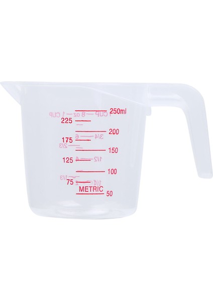 Temizle 250 ml 3 Adet Plastik Ölçüm Kabı Isıya Dayanıklı Istiflenebilir Sıvı Ölçü Açılı Kavrama ve Borulu Mutfak Ölçme Aletleri Aksesuarları (Yurt Dışından) modelleri